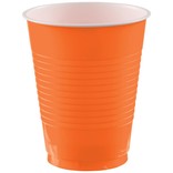 18 oz. Plastic Cups, High Ct. - Orange Peel	 50ct