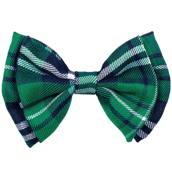 St. Patrick's Day Plaid Bow Tie