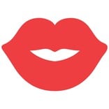 Valentine Lips Cutout