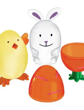 Shaped Fillable Eggs -6ct