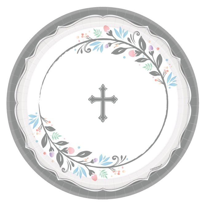 Holy Day Round Plates, 10 1/2" 18ct