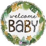 Jungle Welcome Baby Balloon, 18"