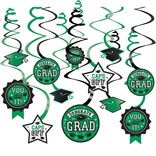 Grad Value Pack Swirl Decorations - Green