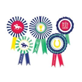 Derby Day Hanging Award Ribbon Fan Décor