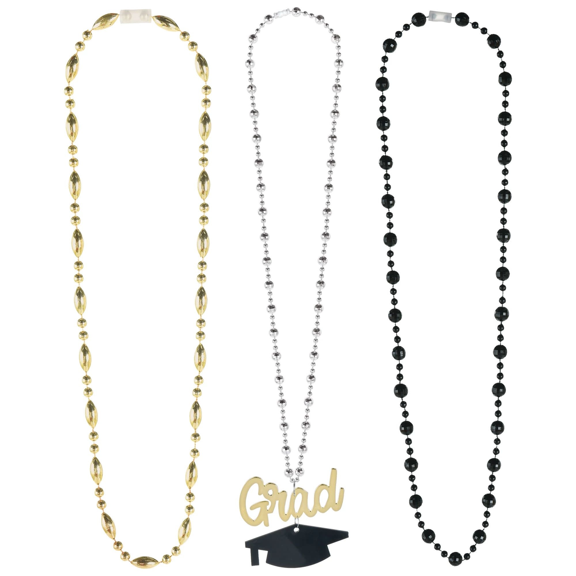 Grad Layered Beaded Necklace