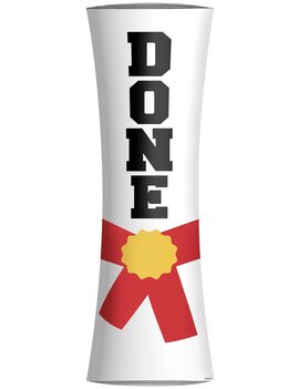 Jumbo Diploma Cutout