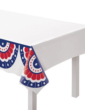 Plastic Bunting Table Cover