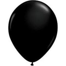 Qualatex Black  - Single Latex Helium Filled Pickup or Local delivery only includes Hi-float