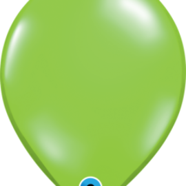 Qualatex Lime  - single latex helium filled Pickup or Local delivery only includes Hi-float