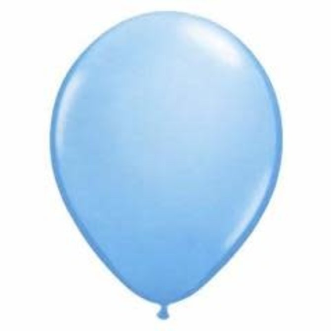 Qualatex Pale Blue  - single latex helium filled Pickup or Local delivery only includes Hi-float