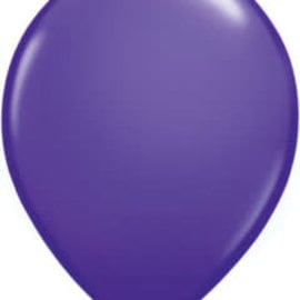 Qualatex Violet  - single latex helium filled Pickup or Local delivery only includes Hi-float