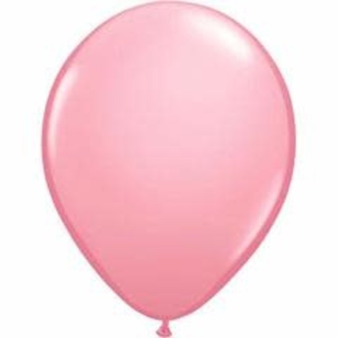 Qualatex Pink - single latex helium filled Pickup or Local delivery only includes Hi-float