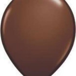 Qualatex Brown - single latex helium filled Pickup or Local delivery only includes Hi-float
