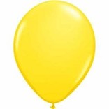 Qualatex Yellow - single latex helium filled Pickup or Local delivery only includes Hi-float