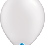 Qualatex White - single latex helium filled Pickup or Local delivery only includes Hi-float