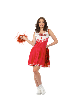 Womens Red Cheerleader (#167)