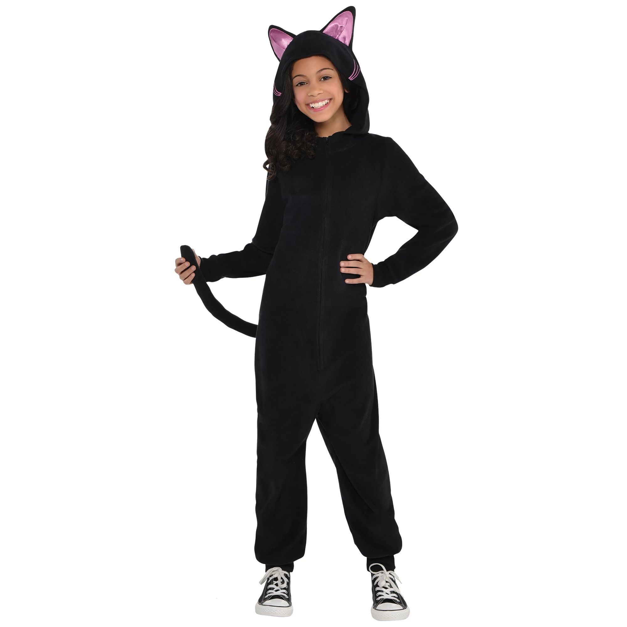 Kids Black Cat Zipster (#260)