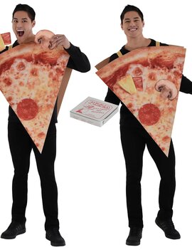 Pizza Costume w/Toppings - Adult Standard (#470) Pizza Costume w/Toppings - Adult Standard (#470)