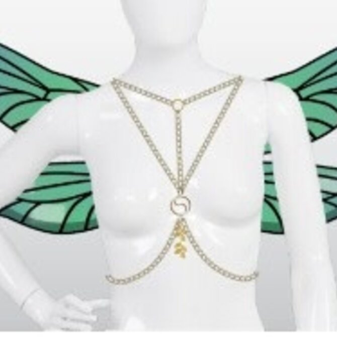 Insect Wings Body Chain