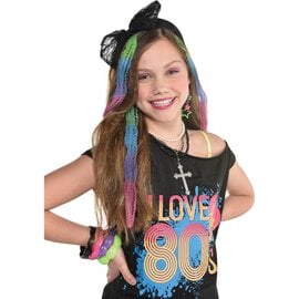 80's Crimped Hair Extensions -5ct