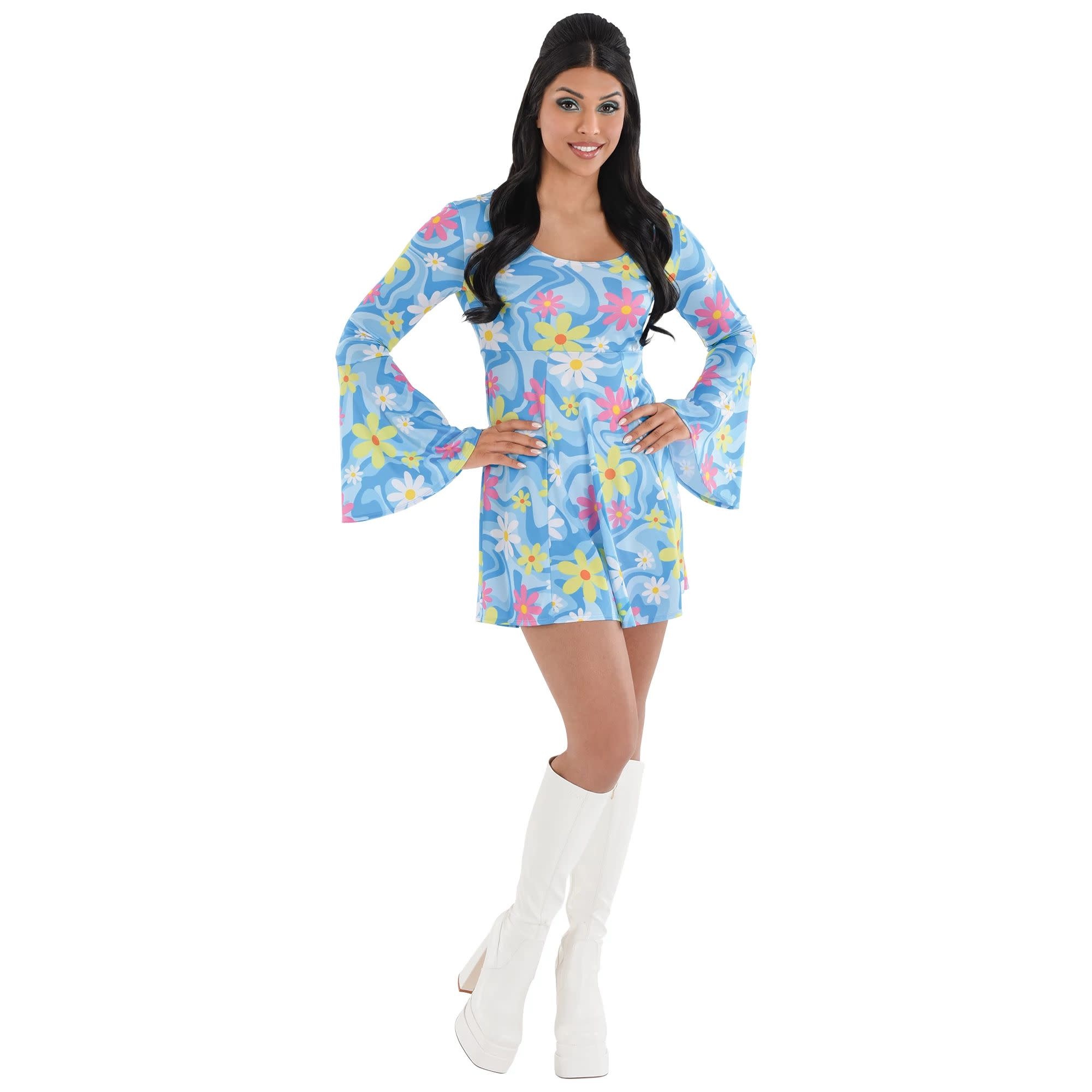 Womens 60's Mini Dress