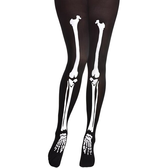 Skeleton Tights - Adult Standard