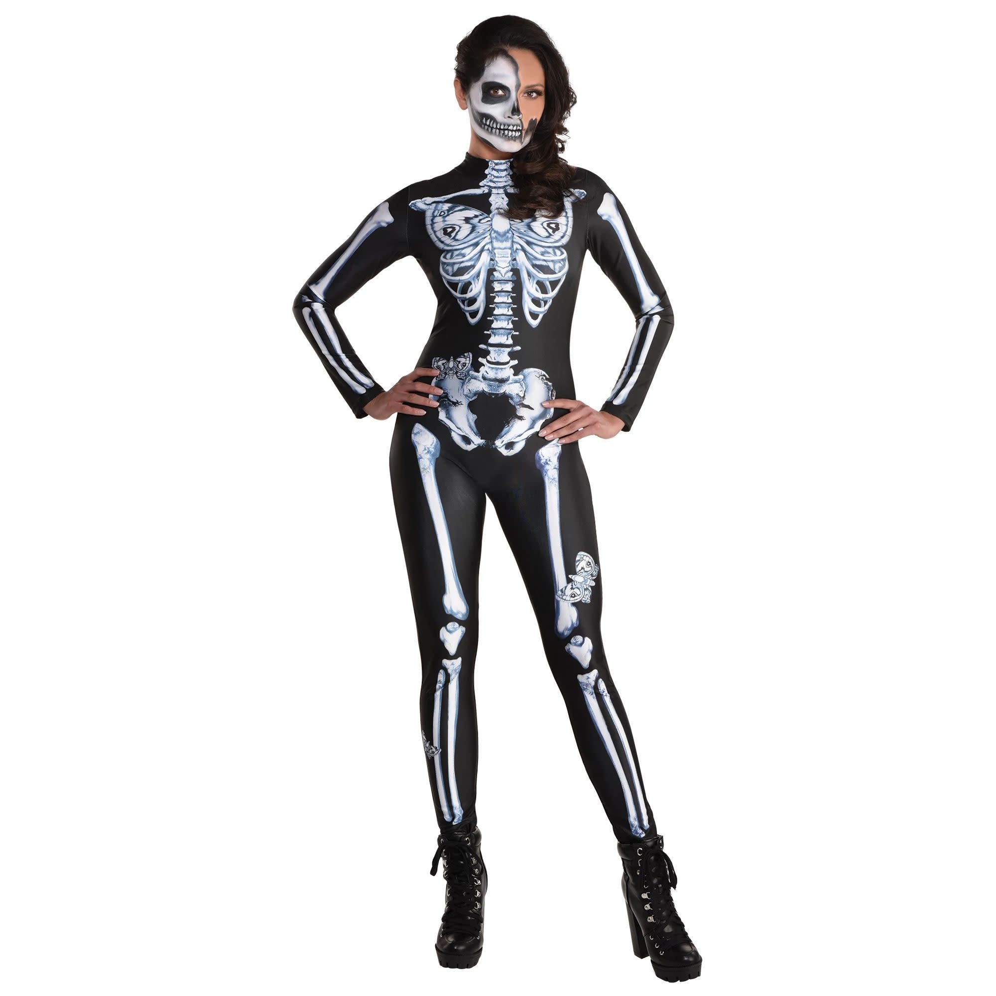 Women's Skeleton Catsuit