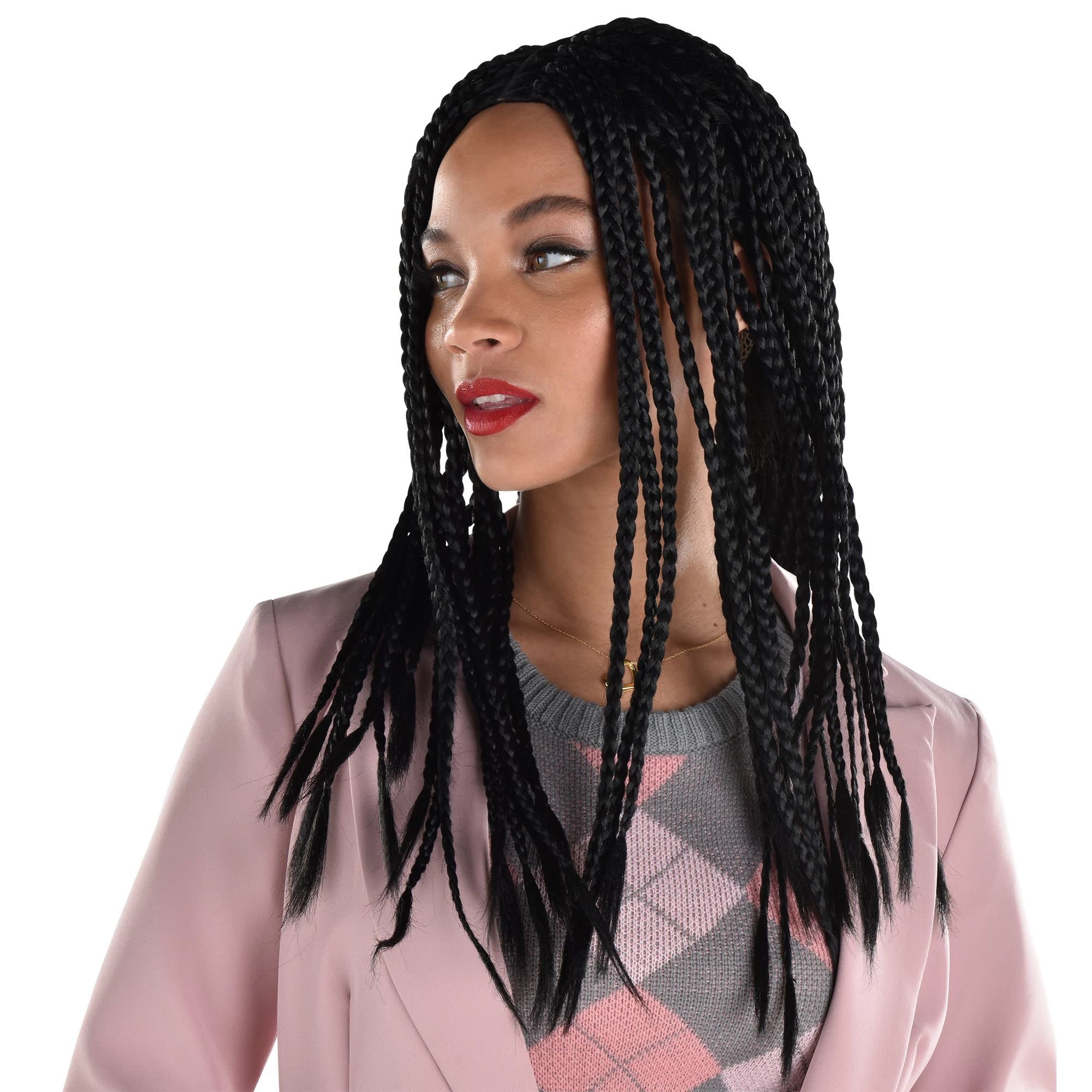 90's Box Braids Wig	#772