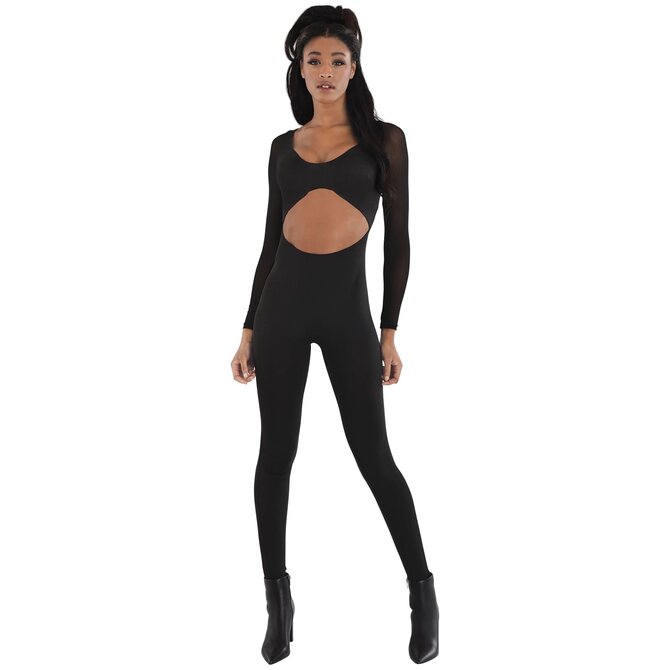 Womens Cut Out Catsuit