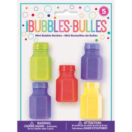 Mini Bubble Bottles, 5ct