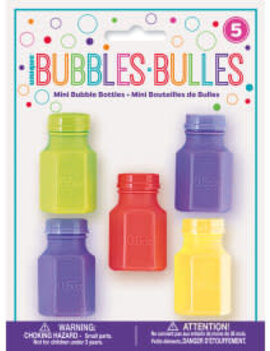 Mini Bubble Bottles, 5ct