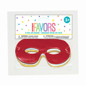 Foil Eye Masks - Assorted Colors, 8ct