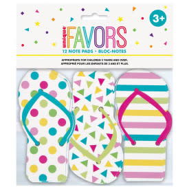 Flip Flop Note Pads, 12ct