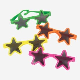 Star Novelty Glasses Favors, 8ct