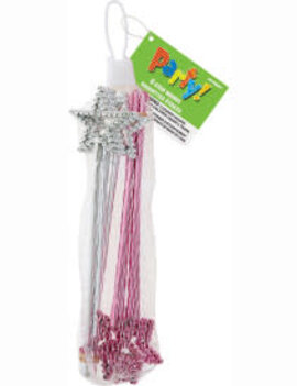 Mini Star Wands Net Bag, 8ct - Bulk