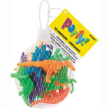 Assorted Color Plastic Dinosaur Favors, 12ct