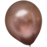 Satin Luxe Latex Balloon- Rose Copper , 6ct
