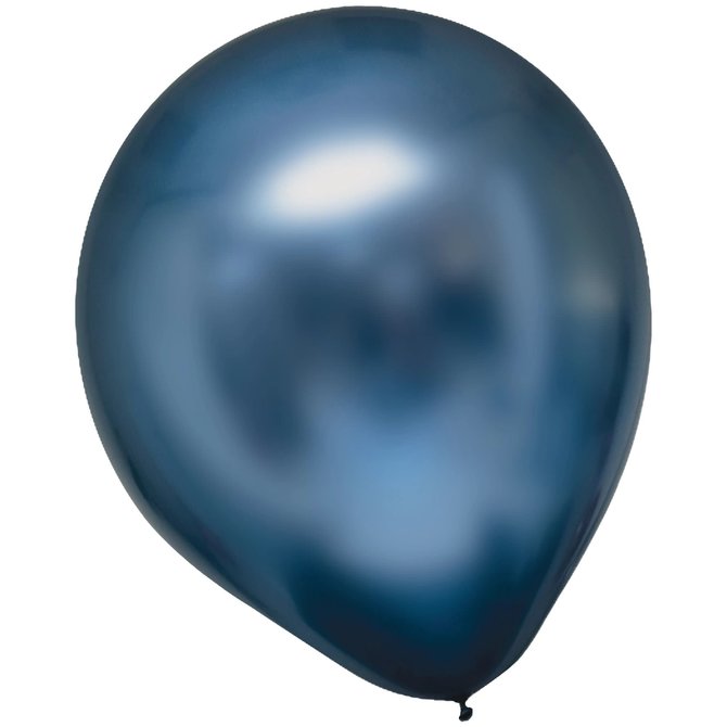 Satin Luxe Latex Balloon- Azure, 6ct