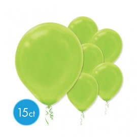 Kiwi Solid Color Latex Balloons - Packaged, 15ct