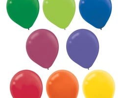 Value Latex Packaged Balloons