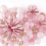 Magical Star Foil Balloon Accent Kit - Rose Gold , 3ct