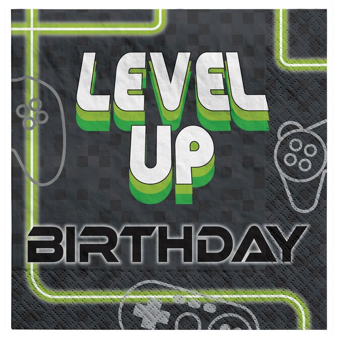 Level Up Luncheon Napkins, 16ct