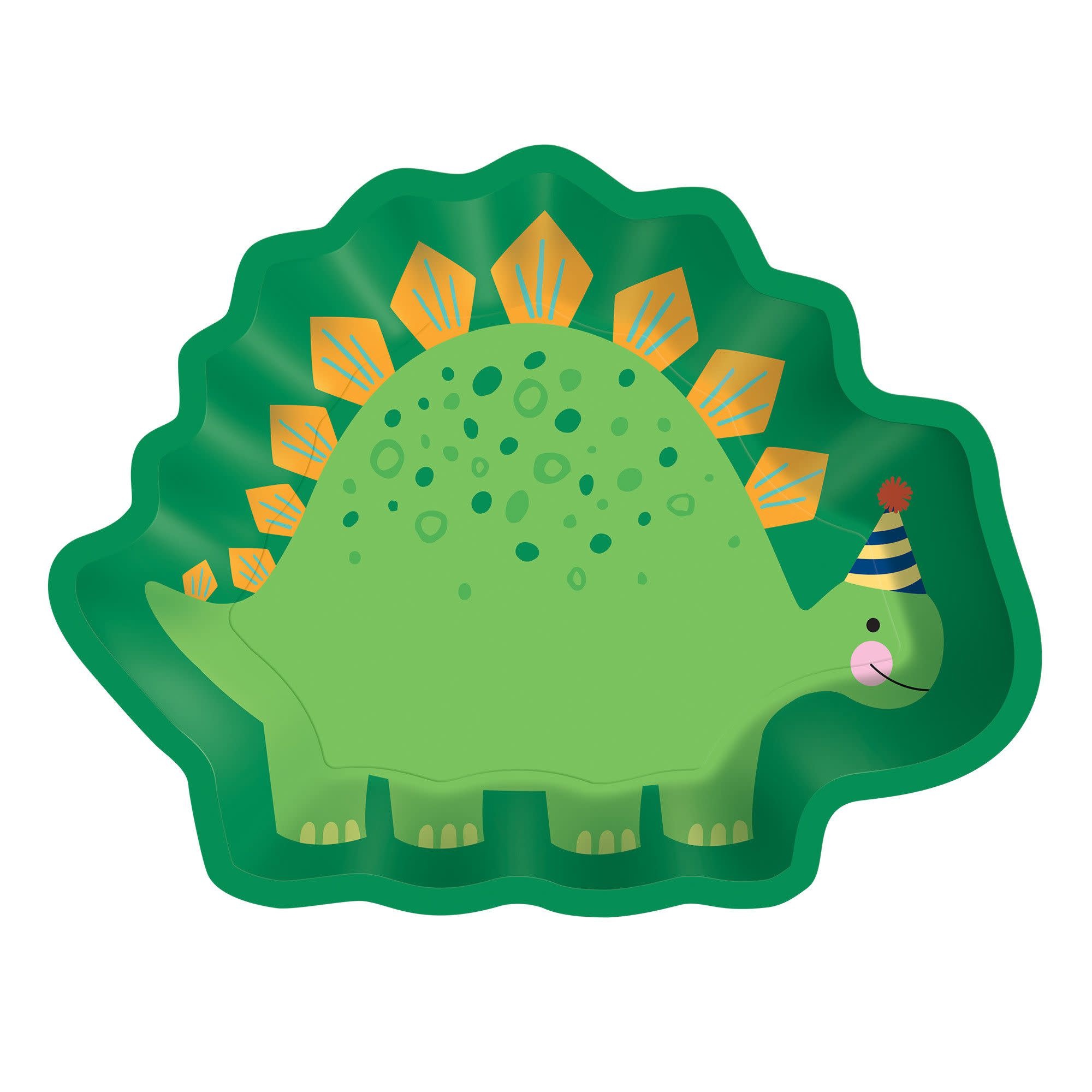 9" Dinosaur Shaped Plate
