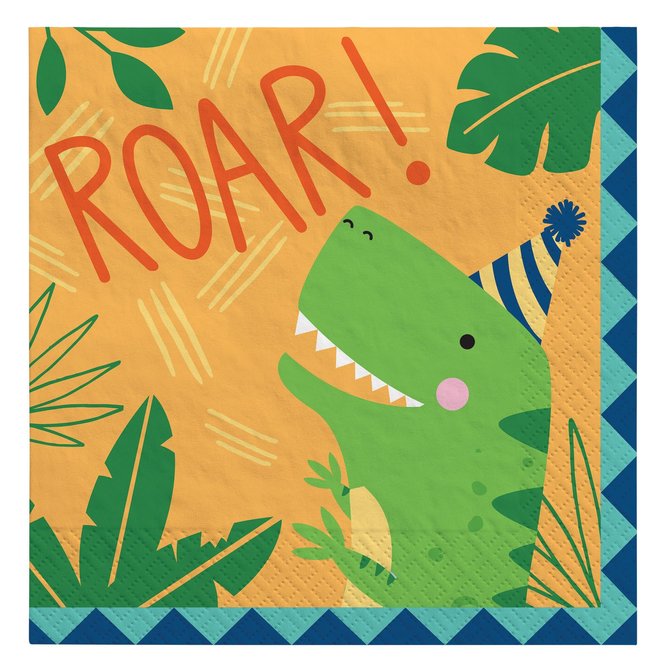 Dino-Mite Luncheon Napkins, 16ct