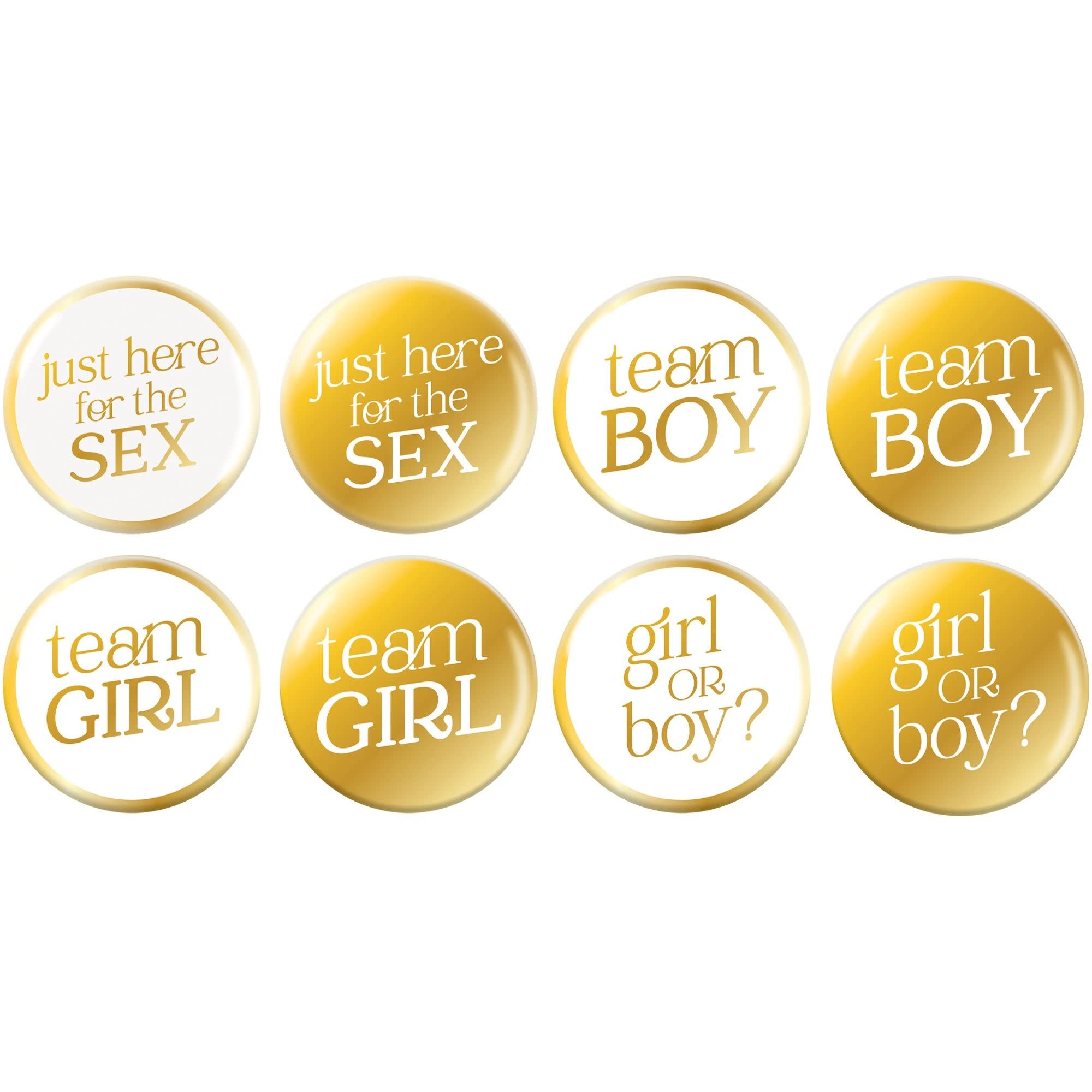 I'm Here For The Sex Multipack Buttons, 10ct