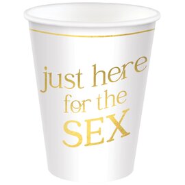 Just For The Sex Gender Reveal Paper Cups, 20ct