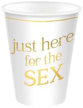 Just For The Sex Gender Reveal Paper Cups, 20ct