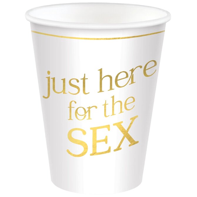 Just For The Sex Gender Reveal Paper Cups, 20ct