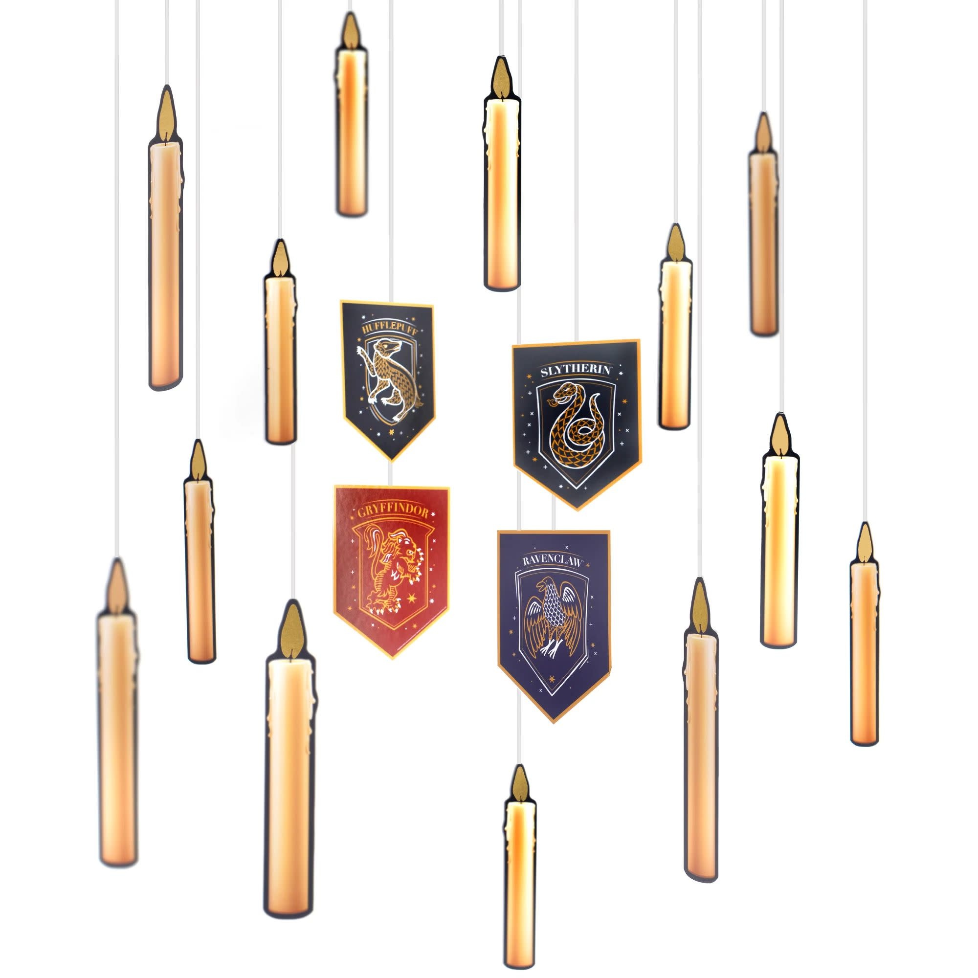 Harry Potter Hogwarts United Hanging Paper Deco, 12ct
