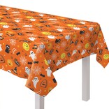 Spooky Friends Flannel Back Table Cover